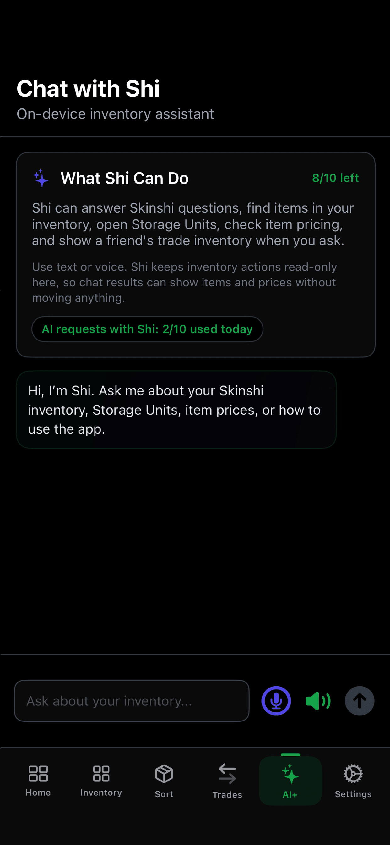 Chat with Shi screenshot
